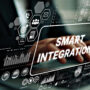 Smart integration concept with digital technology interface