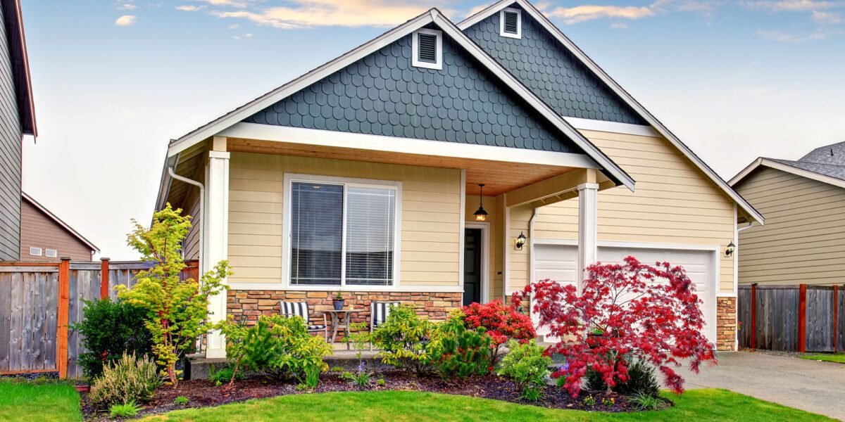 Small house with curb appeal.