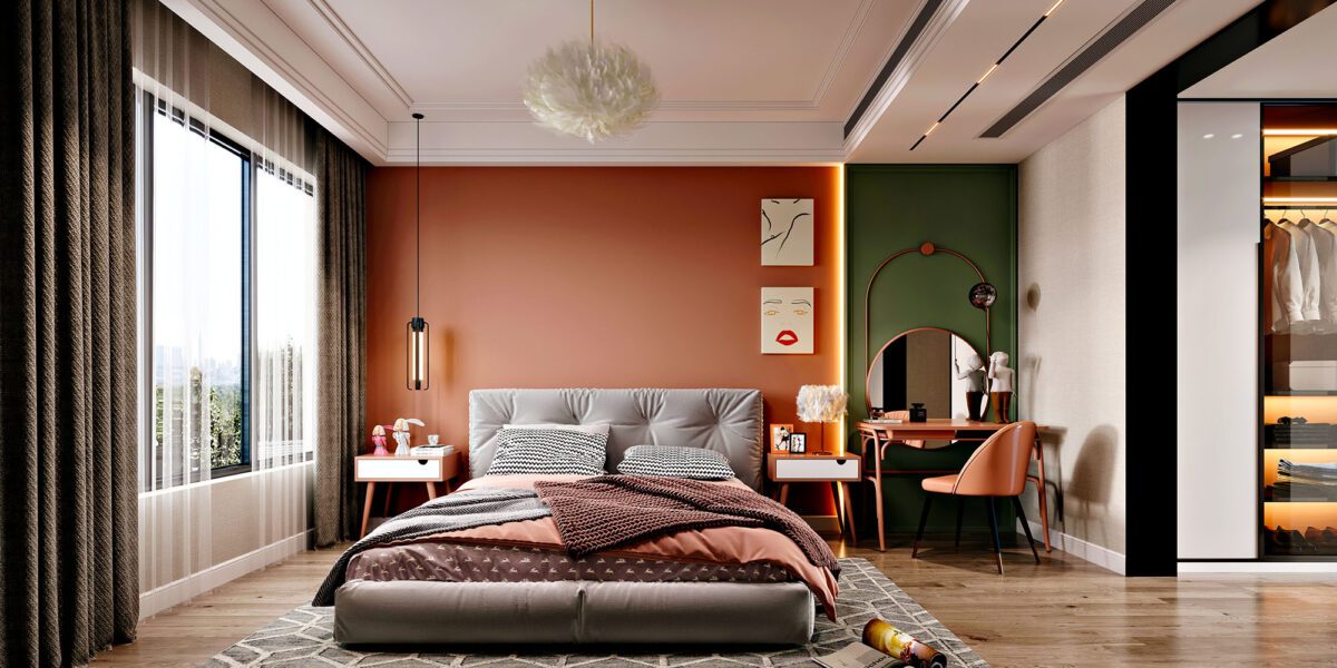 luxury suite bedroom