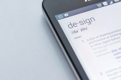 Design on mobile device